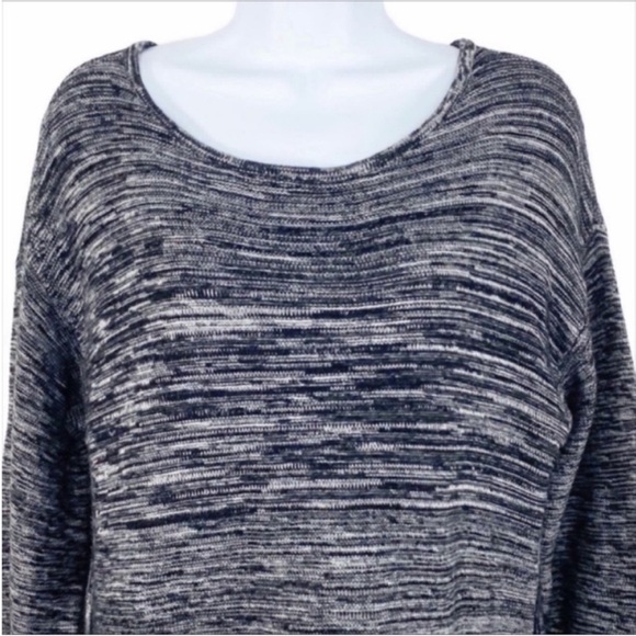 ELLEN TRACY marled long tunic sweater M - Picture 5 of 11